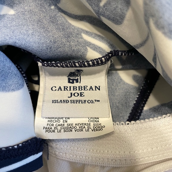 ☀️ EUC Caribbean Joe Swim Suit Top size 10 - Picture 4 of 5